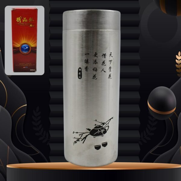 Unbreakable Stainless Steel Leak Proof Fridge Water Bottle, Leak Proof | Office Bottle | Gym | Home | Kitchen | Hiking | Trekking | Travel Bottle (300 ml Approx)