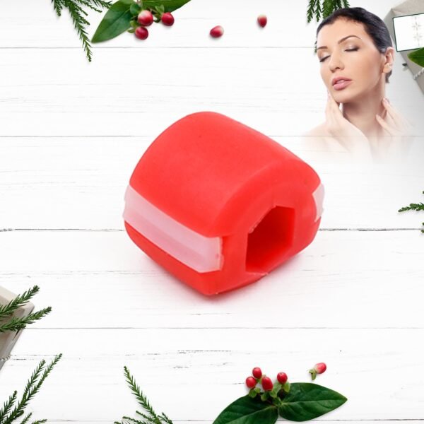 Cn Red Mouth Exerciser Used To Gain Sharp And Chiselled Mouth Easily And Fast., Gym Equipment