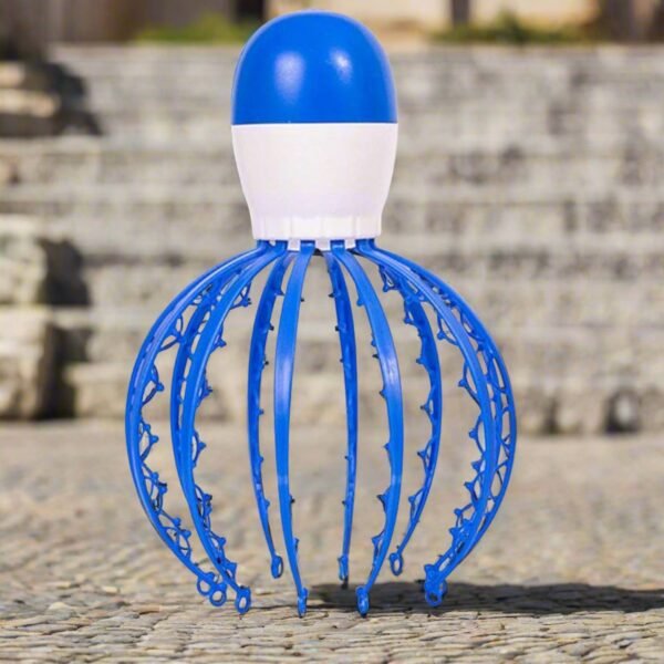 Electric Octopus Claw Scalp Massager Stress Relief Therapeutic Head Scratcher (Not included battery / Mix Color), GYM Equipment