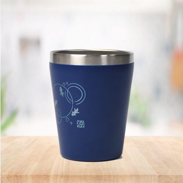 Premium Blue Stainless Steel Tumbler for Water, Tea, Milk